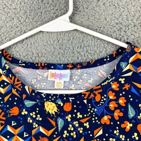 LuLaRoe Julia Dress Womens  XXS‎ Red Blue NEW Pencil Skirt Dress Casual NWT - Picture 4 of 15